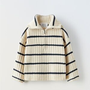 Zara striped knit sweater size 8-9